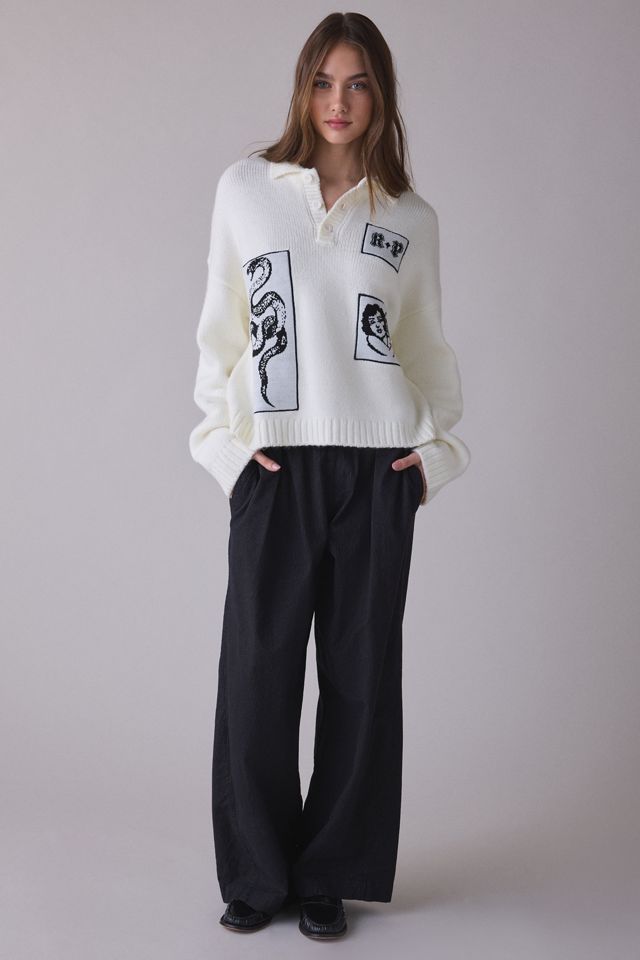 The Ragged Priest Post Polo Collar Sweater #3