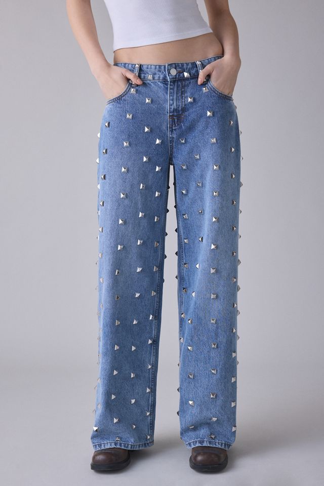 The Ragged Priest Clutter Studded Baggy Jeans #1