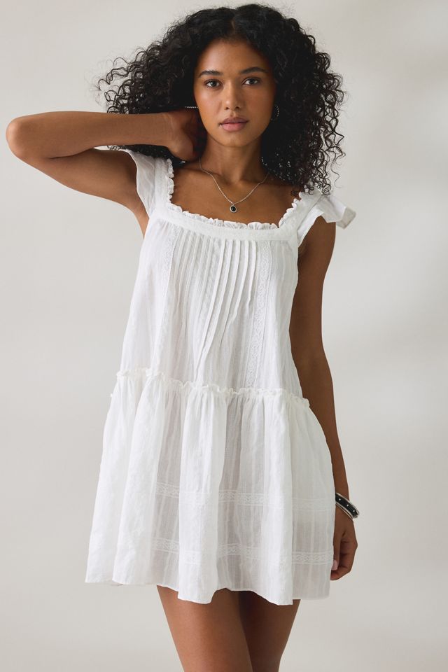 Kimchi Blue High Tide Flutter Sleeve Trapeze Mini Dress #3