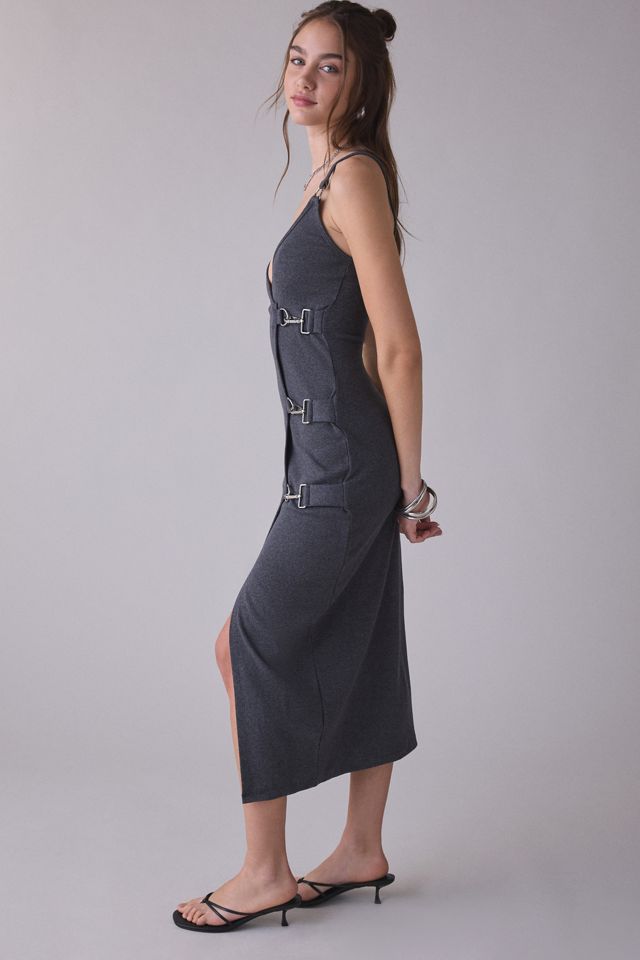 The Ragged Priest Barrel Wrap-Front Buckle Midi Dress #3