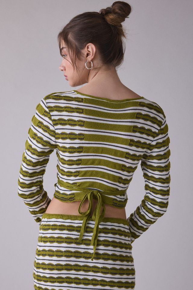 The Ragged Priest Scald Side-Slit Knit Maxi Skirt #1
