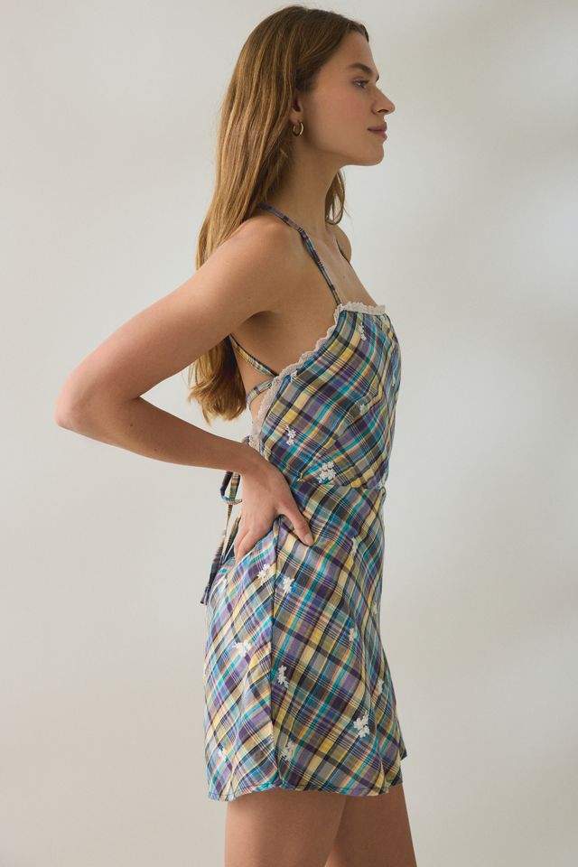 Steve Madden Riyan Lace-Up Open Back Mini Dress #2