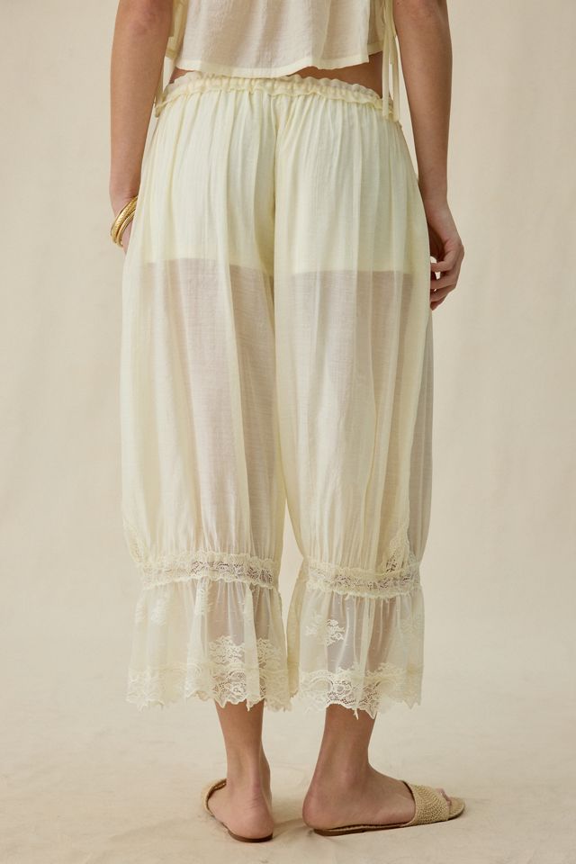 Pantalon bouffant Steve Madden Easten en dentelle transparente #2