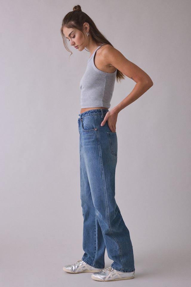 Steve Madden Austin Seamed High-Rise Barrel Leg Jeans #2