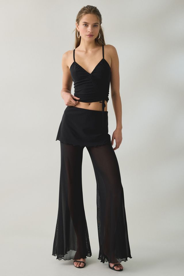 Steve Madden Jude Asymmetric Ruched Jersey Knit Cami #3