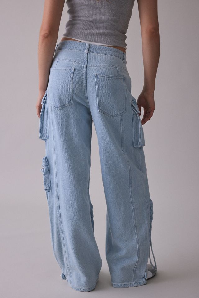 Steve Madden Duo Mid-Rise Baggy Cargo Pants #5