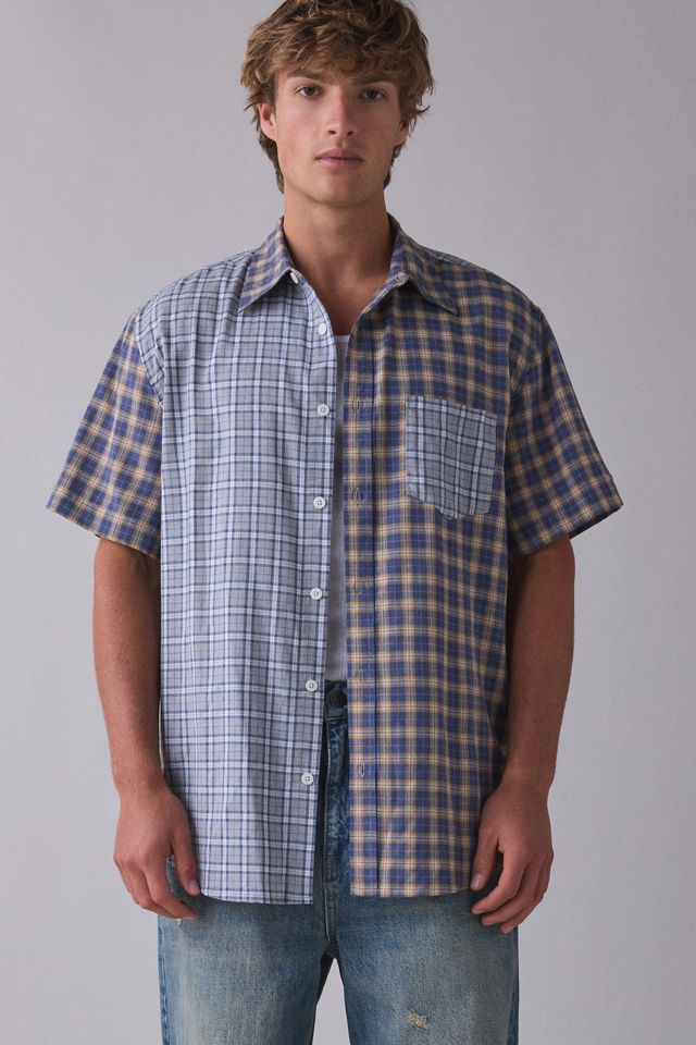925 Originals Breeze Patchwork Plaid Shirt | Urban Outfitters