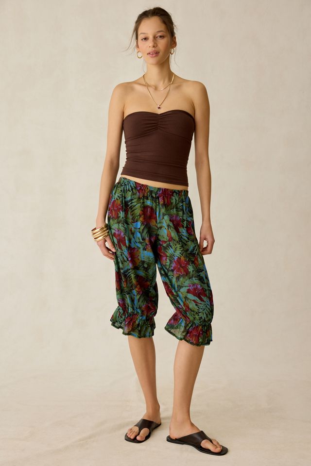 Bloomers courts à motif floral ReMADE By UO #1