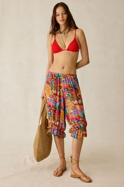 ReMADE By UO Floral Cropped Bloomers