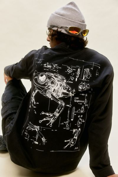 Oakley Animatronic Frog Graphic Crew Neck Sweatshirt