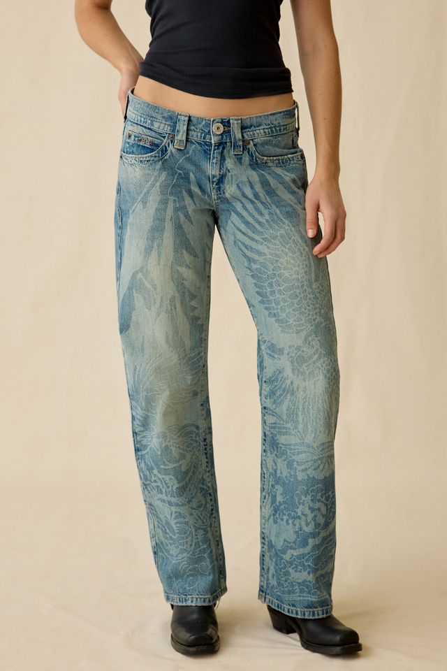 BDG Kayla Laser Print Low-Rise Jeans #1
