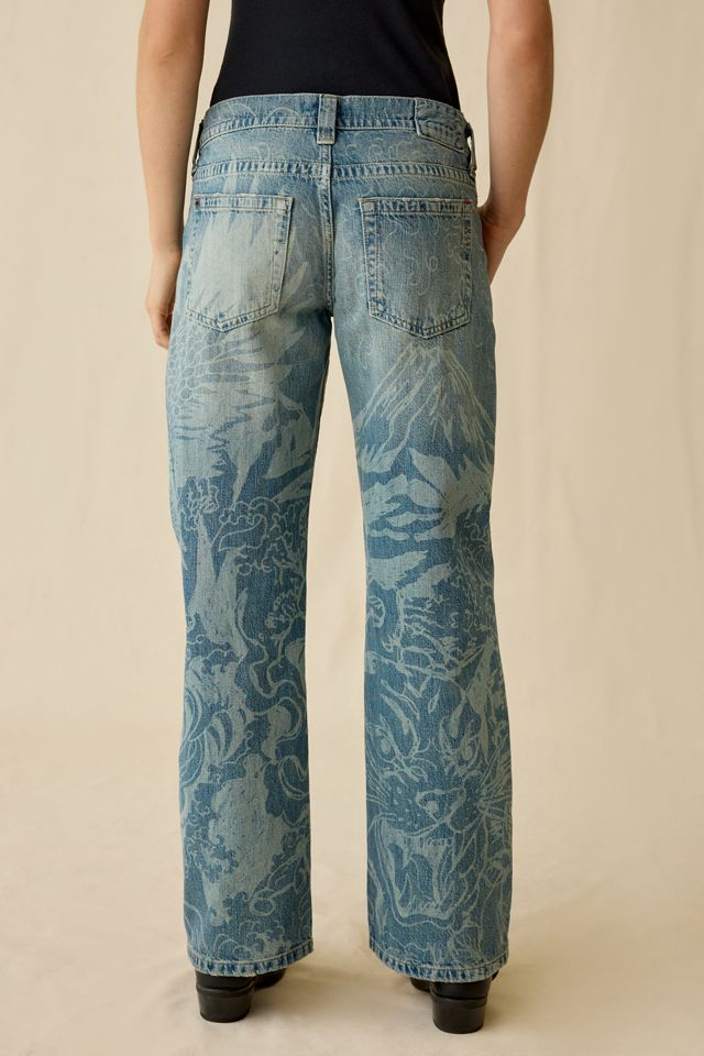 BDG Kayla Laser Print Low-Rise Jeans #4