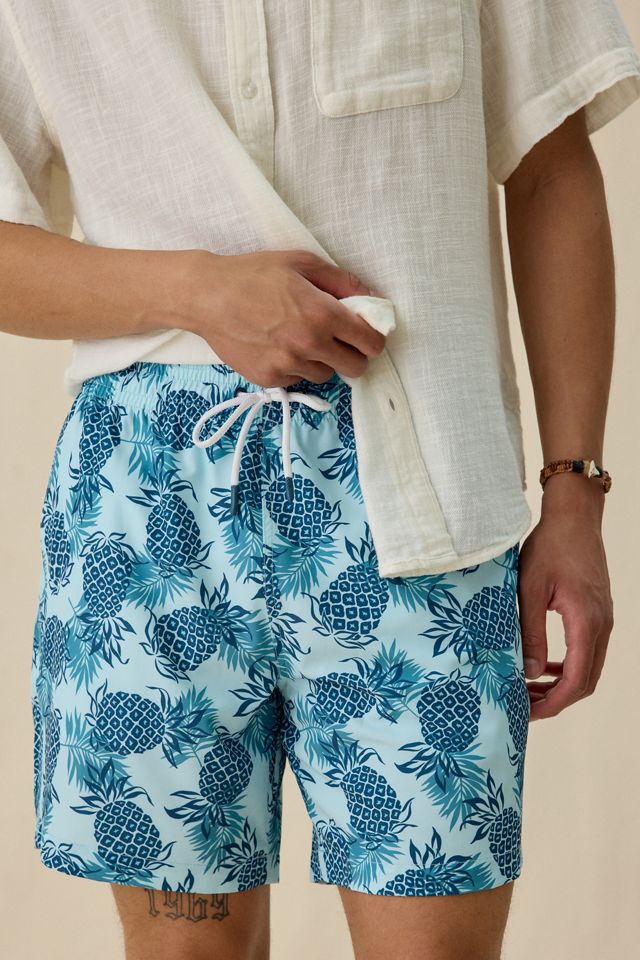 Sano Pineapple Pattern 6.5” Swim Trunks #1