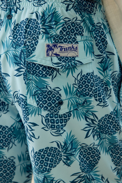 Sano Pineapple Pattern 6.5” Swim Trunks