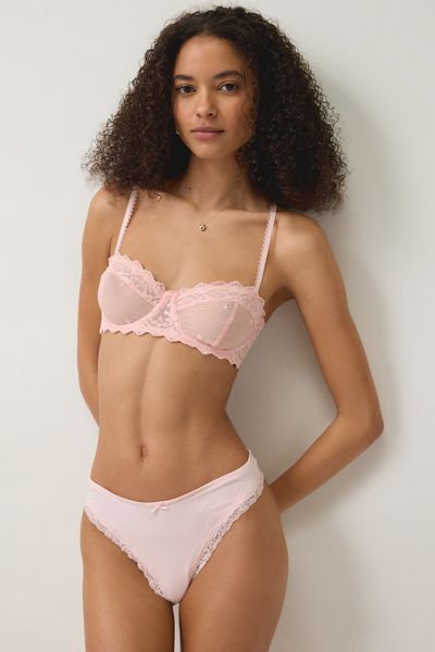 Soutien-gorge à armatures en dentelle brodée et maille Butterfly Kiss Out From Under