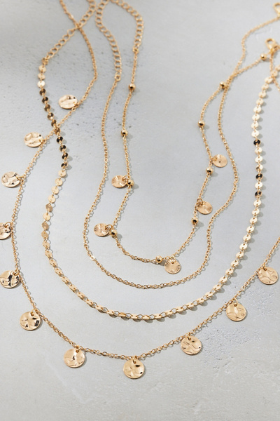 Kai Coin Layering Necklace Set