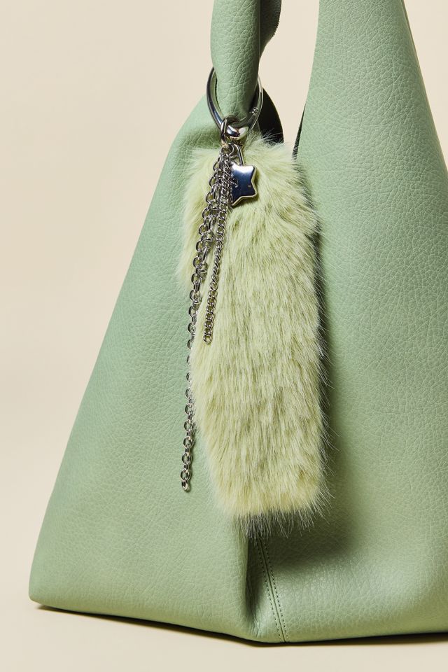 Fluffy Faux Tail Keychain #1