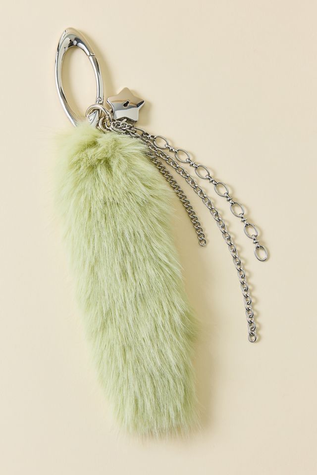 Fluffy Faux Tail Keychain #2