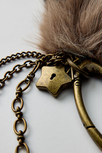 Fluffy Faux Tail Keychain