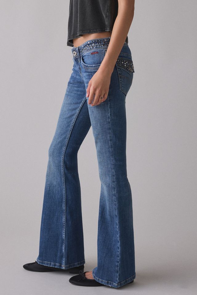 BDG Miko Studded Low-Rise Flare Jeans #3