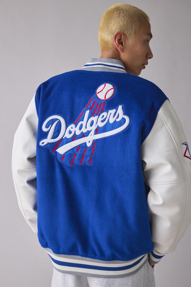 Mitchell & Ness MLB Los Angeles Dodgers Day Off Varsity Jacket #4
