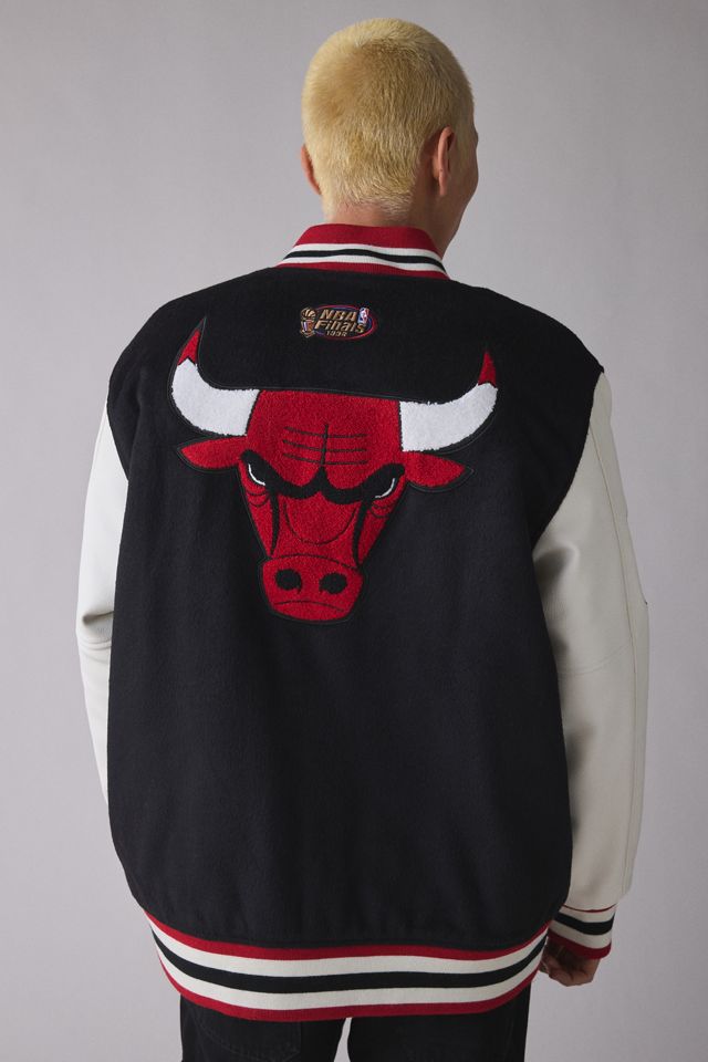 Mitchell & Ness NBA Chicago Bulls Day Off Varsity Jacket | Urban