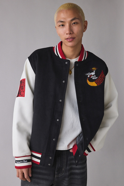 Mitchell & Ness NBA Houston Rockets Day Off Varsity Jacket