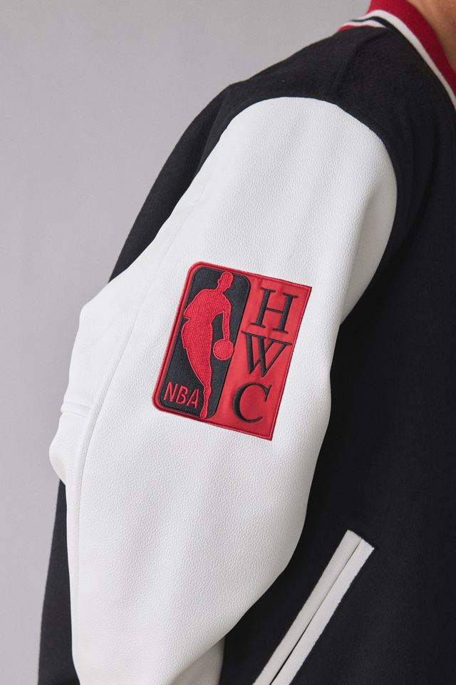 Mitchell & Ness NBA Houston Rockets Day Off Varsity Jacket | Urban