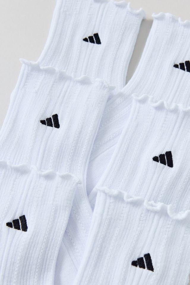 adidas Performance Ruffle Quarter Crew Socks 3-Pack #1