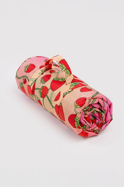 BAGGU Patterned Puffy Picnic Blanket