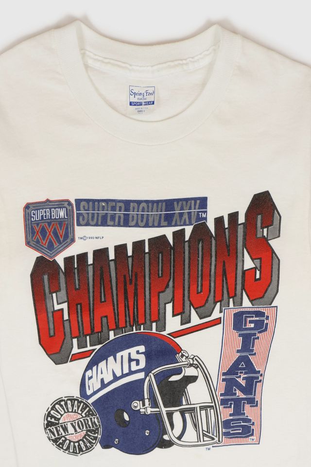 Vintage New York Giants Super Bowl XXV Champions Tee | Urban