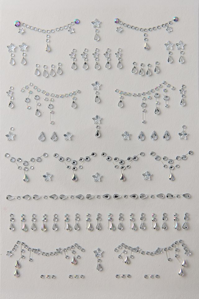 Never Have I Ever Face Adornments Rhinestone Gem Set #1