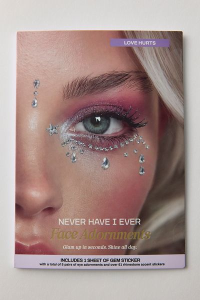 Never Have I Ever Face Adornments Rhinestone Gem Set