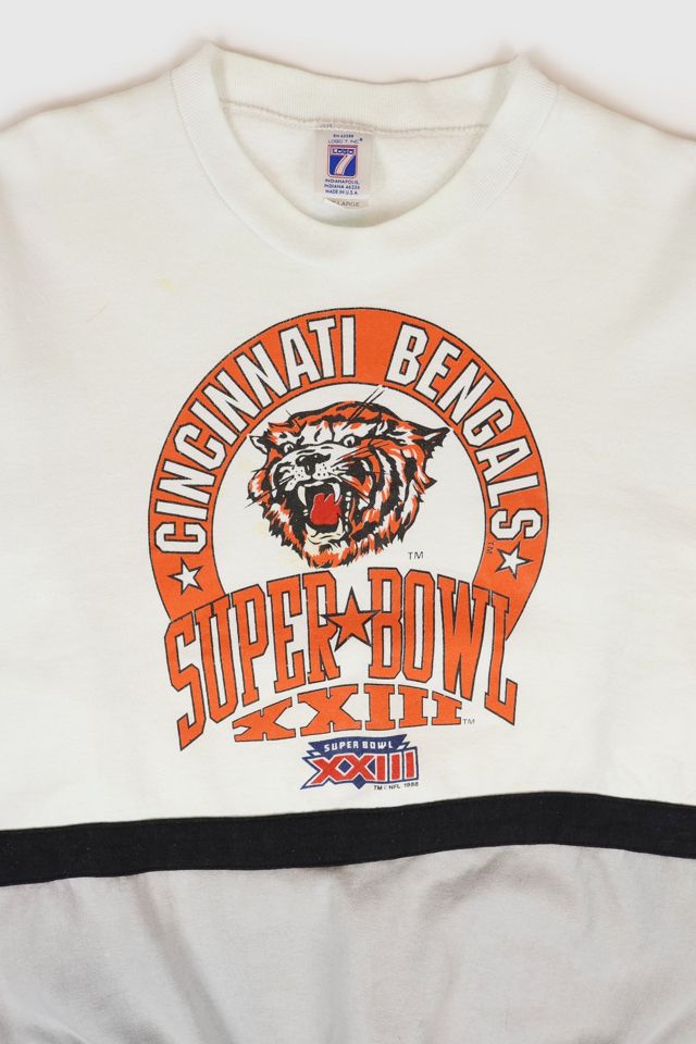 Vintage Distressed Cincinnati Benglas Super Bowl XXIII Crewneck #1