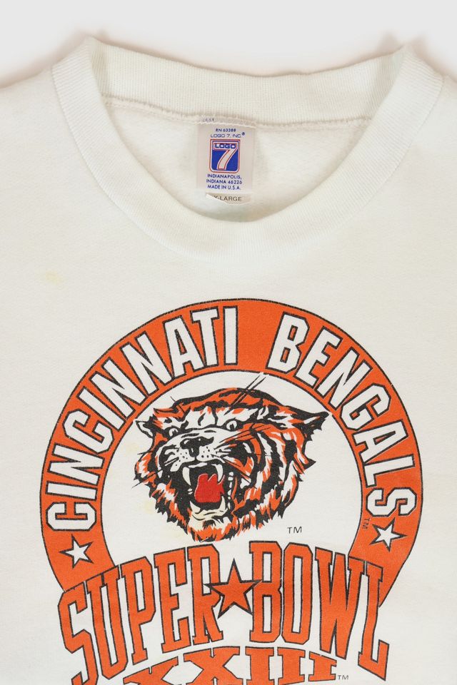 Vintage Distressed Cincinnati Benglas Super Bowl XXIII Crewneck #2