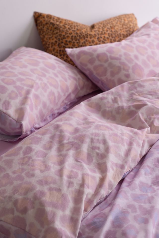 Housse de couette réversible Layla à motif léopard #2