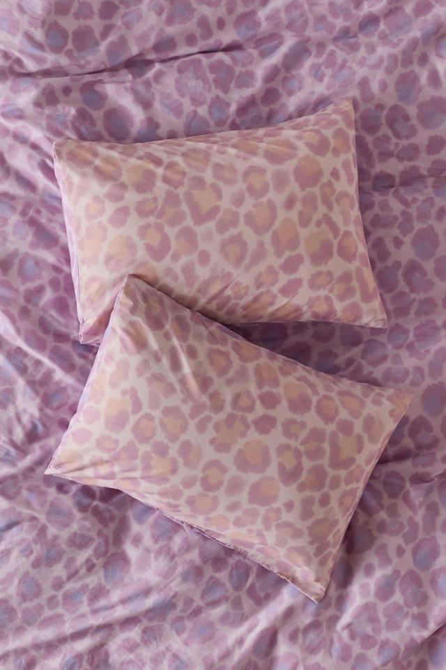 Ensemble de couvre-oreillers réversibles Layla à motif léopard #1