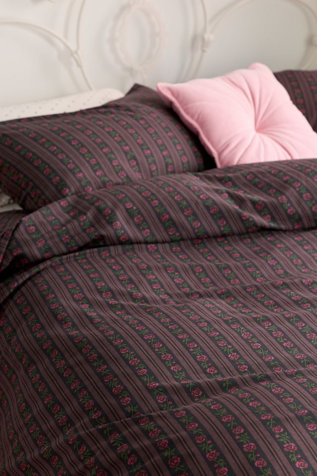 Francis Floral Stripe Duvet Cover Set #2