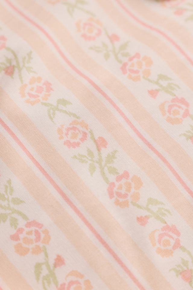 Ensemble de housse de couette Francis à rayures florales #3