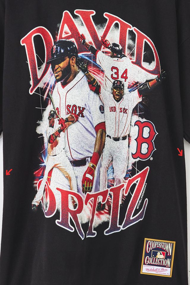 Mitchell & Ness MLB Legends Boston Red Sox David Ortiz Graphic Tee #1