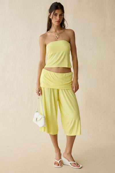 Out From Under Poolside Cool Jersey Knit Capri 2-Piece Set
