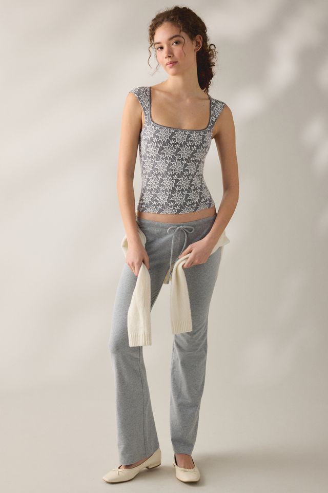 Out From Under Romy Jacquard Seamless Cap Sleeve Top | Urban