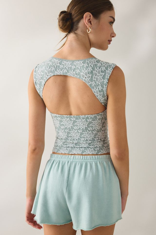 Haut sans couture à manches cape jacquard Romy Out From Under #3