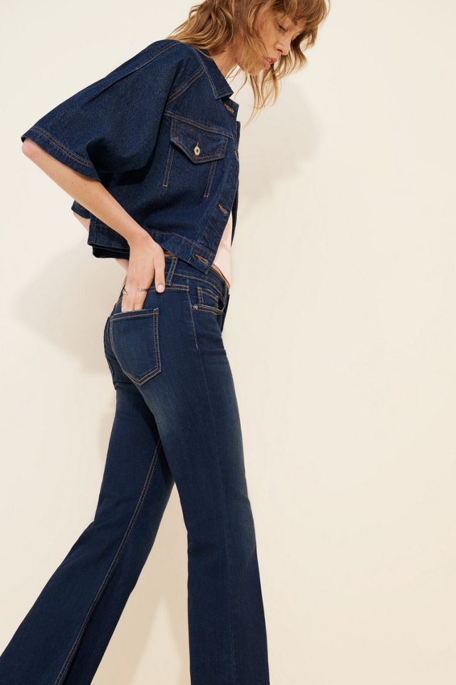 JUST BLACK DENIM Low-Rise Thicker Stitch Bootcut Jean #3