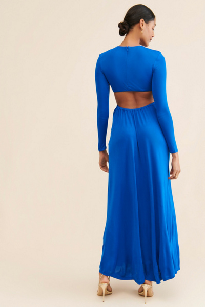 FARM Rio Knotted Cut-Out Maxi Dress