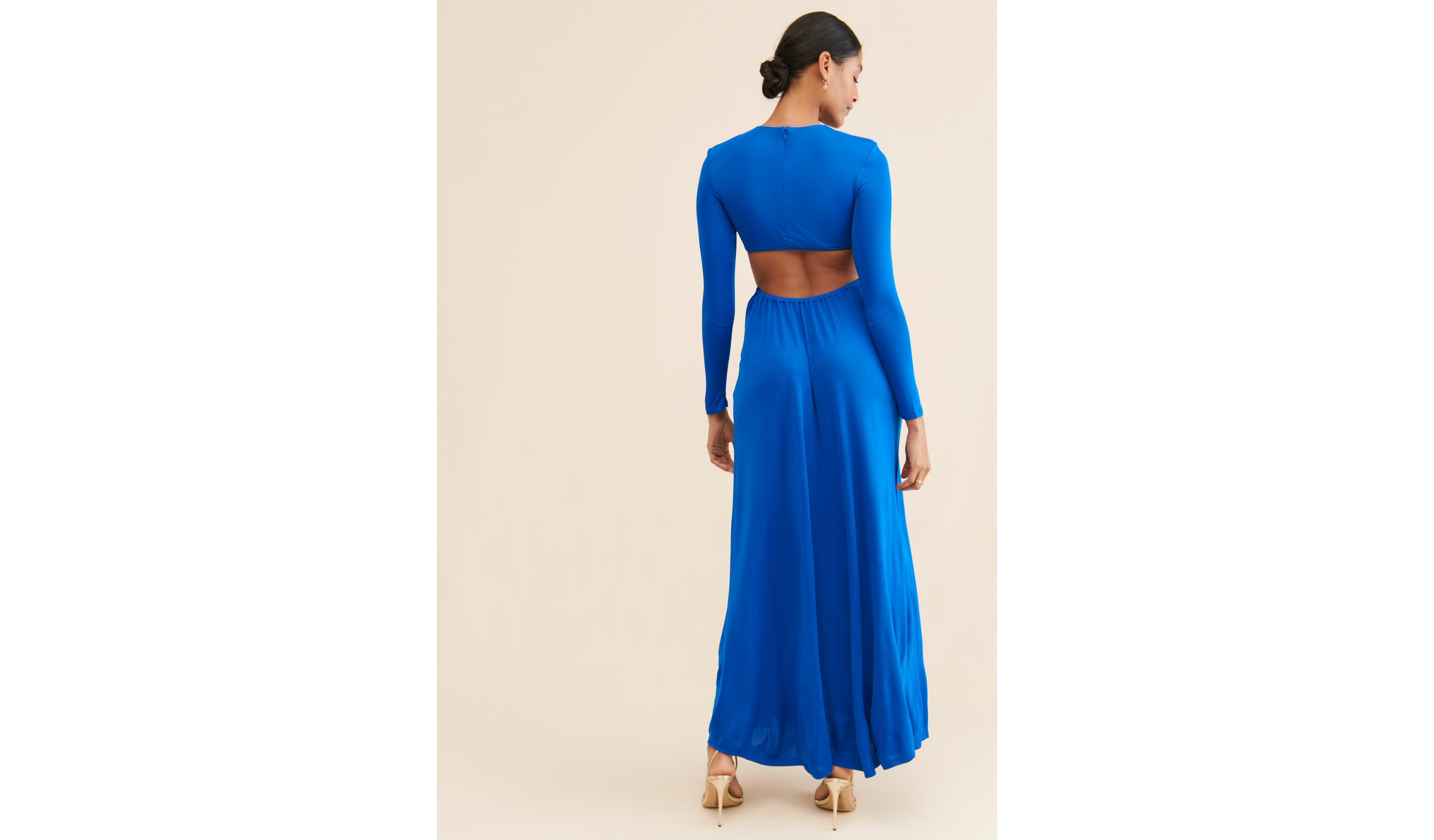 FARM Rio Knotted Cut-Out Maxi Dress