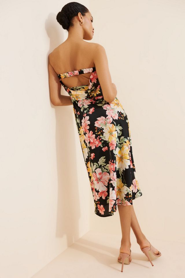 Lulus Aire Strapless Midi Dress #1