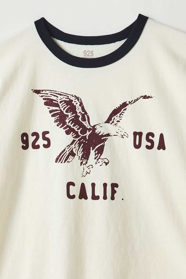 925 Originals Eagle Graphic Ringer Tee #1