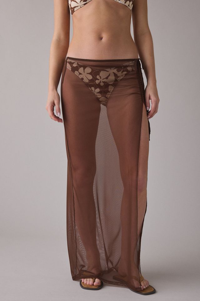 UO Got It Covered Sheer Mesh Maxi Sarong #1