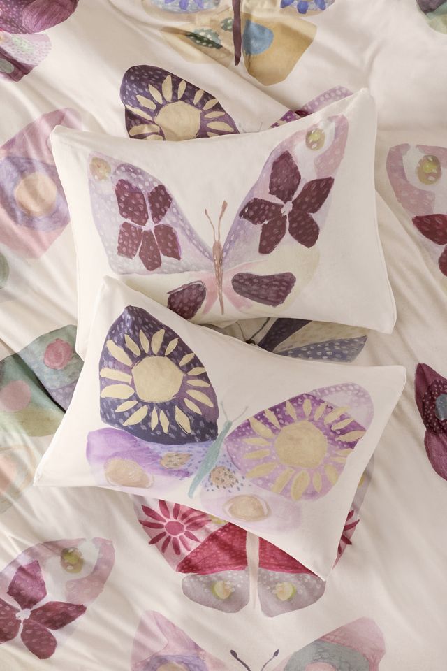 Monica Butterfly Soft Tee Jersey Sham Set #1